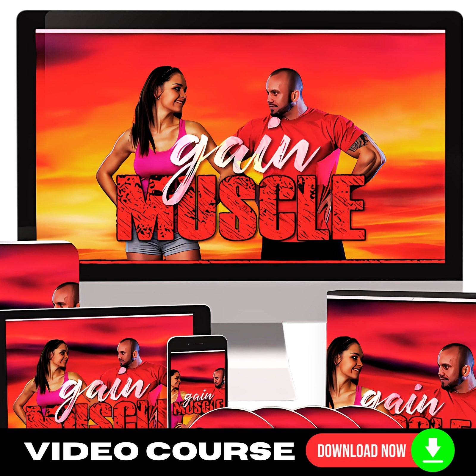 Gain Muscle Upgrade Package (Masterclass Video Course)