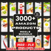 3000+ Amazon Product Reels Bundle – Viral Selling Content + Resell Rights!