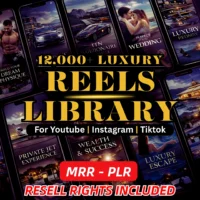 12,000+ Viral Luxury Reels Vault – Premium Content + Resell Rights!