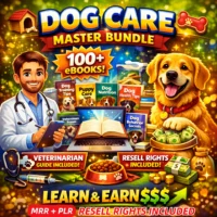 Dog Care Master Bundle โ 100+ eBooks + Veterinarian Guide + Resell Rights!