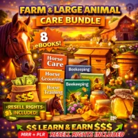 Farm & Large Animal Care Bundle โ Horse & Beekeeping eBooks + Resell Rights!