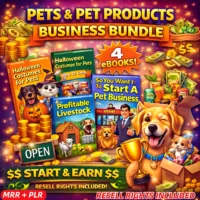 Pets & Pet Products Business Bundle โ 4 eBooks + Resell Rights!