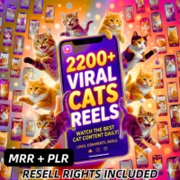 2200+ Viral Cats Reels Bundle โ Cute Content + Resell Rights!