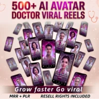 500+ AI Avatar Doctor Viral Reels Bundle โ Build Authority + Resell Rights!