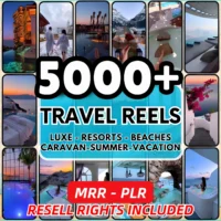 5000+ Travel Reels Bundle – Viral Content + Resell Rights!