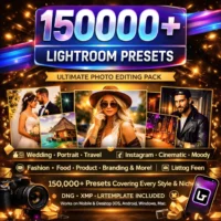 150,000+ Lightroom Presets Bundle โ Ultimate Photo Editing Pack