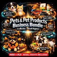 Pets & Pet Products Business Bundle โ 4 eBooks + Resell Rights!