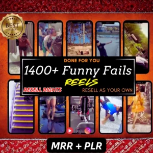 1400+ Funny Fails Reels Bundle – Viral Content + Resell Rights!