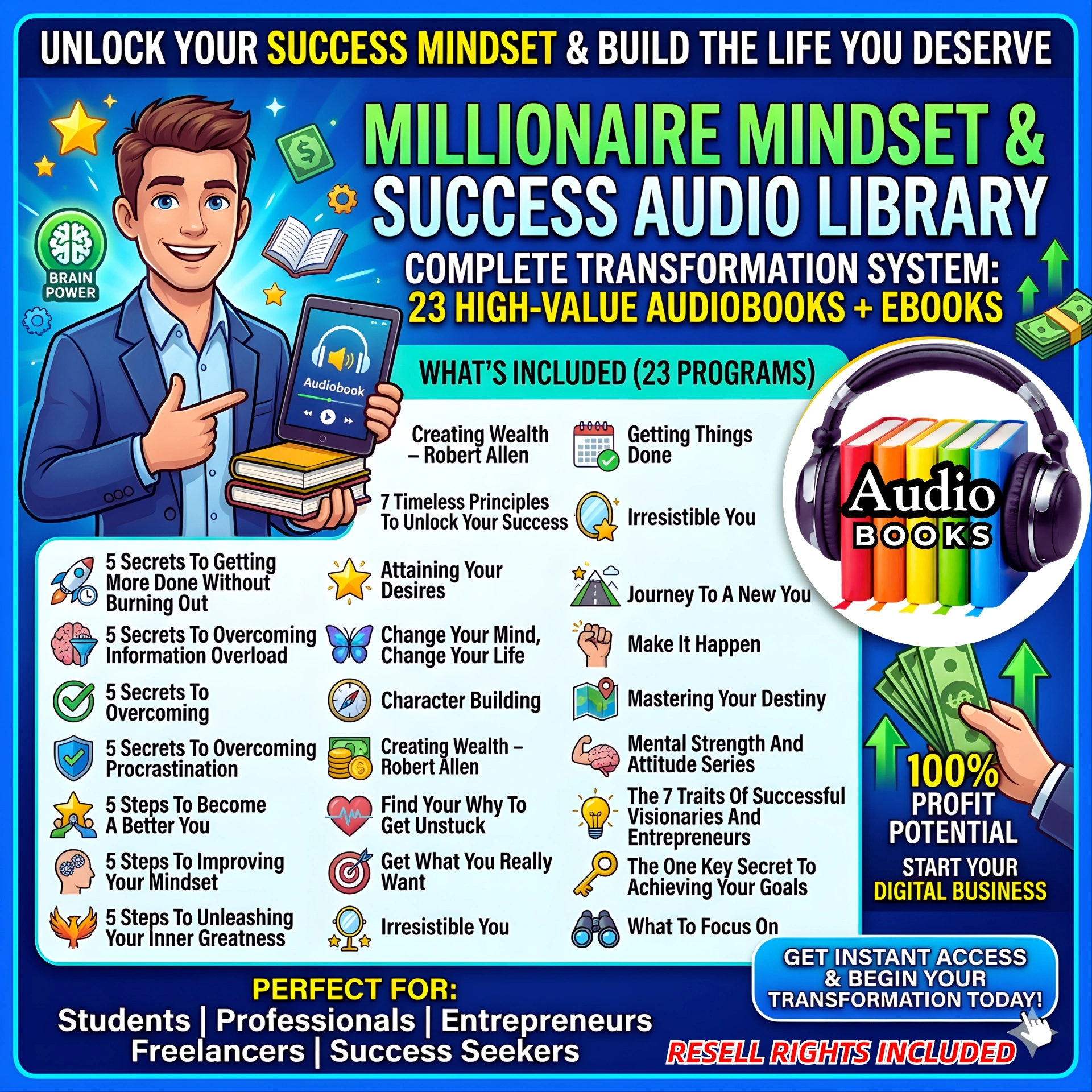 The Millionaire Mindset & Success Audio Library - Image 2