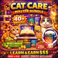 Cat Care Master Bundle โ 40+ eBooks + Resell Rights!