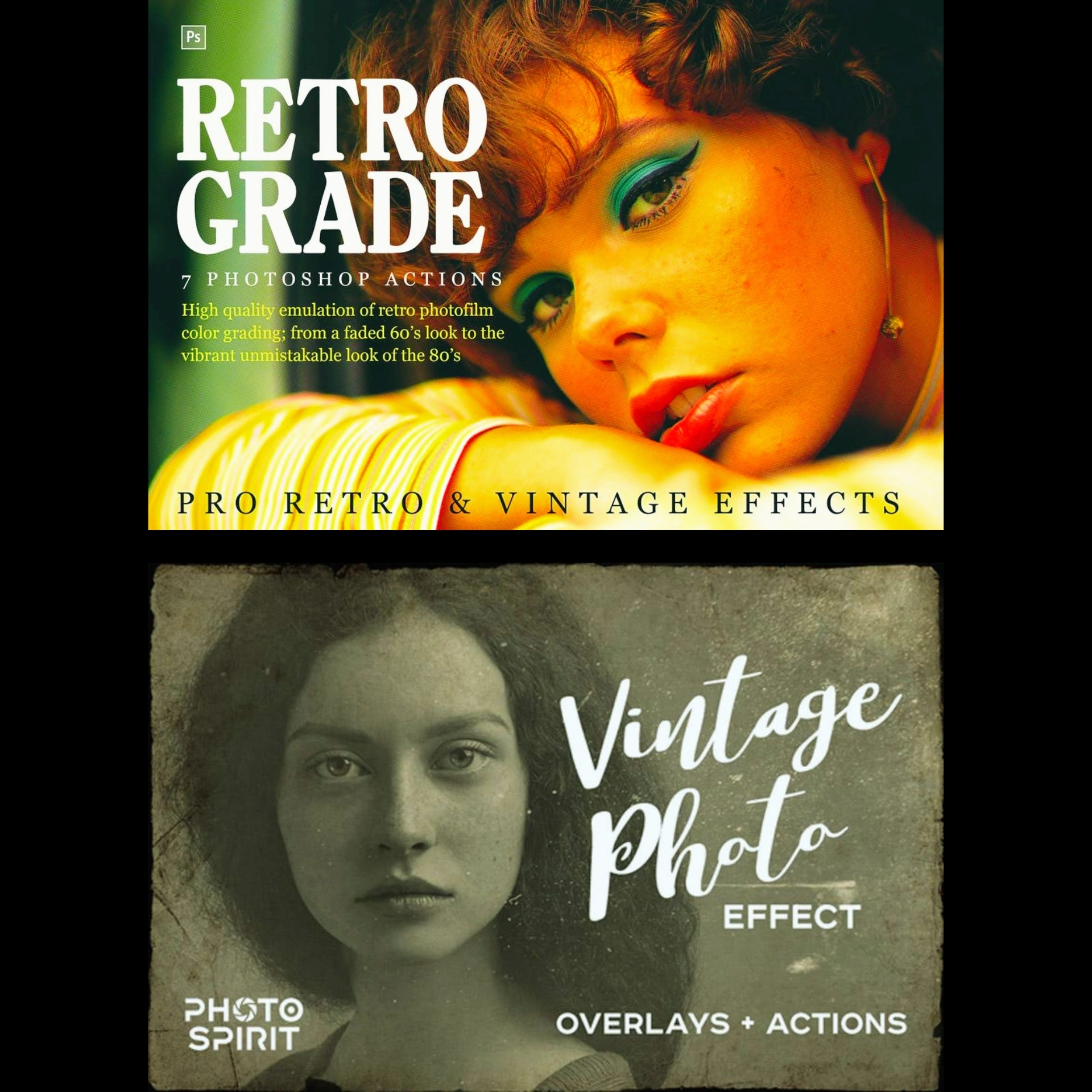 2-in-1 Photoshop Bundle – 9000 Actions + 5000 Brushes with Resell Rights! - Image 3