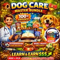 Dog Care Master Bundle โ 100+ eBooks + Veterinarian Guide + Resell Rights!