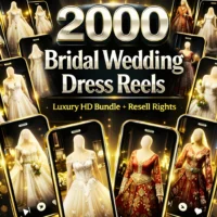 2000 Bridal Wedding Dress Reels โ Luxury HD Bundle
