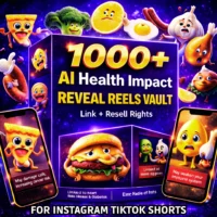 1000+ AI Talking Objects Health Impact Reels Vault - Hindi and English