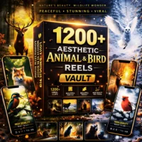 1200+ Aesthetic Animals & Birds Reels Vault