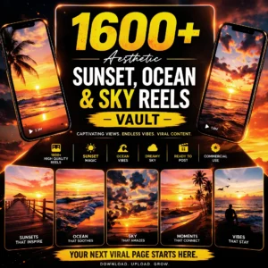 1600+ Aesthetic Sunset, Ocean & Sky Reels Vault